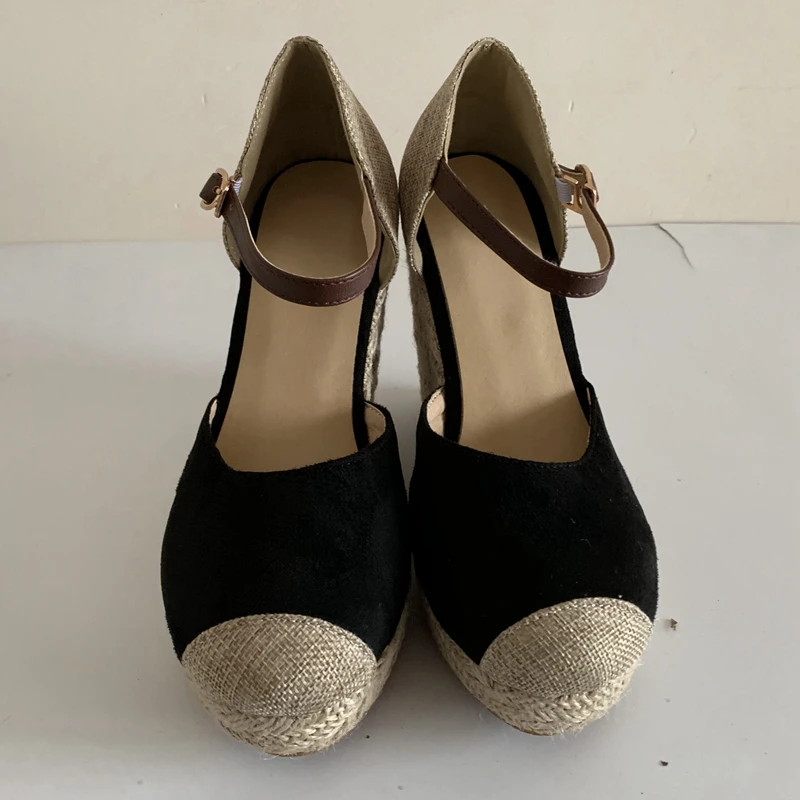 Женские эспадрильи ASILETO женские сандалии на танкетке высокие каблуки платформа в