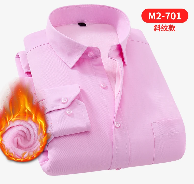 Зимняя мужская рубашка теплый 5XL 6XL 7XL 8XL пушистым Повседневное Рубашка свободного кроя однотонные полосы Мужская рубашка с длинным рукавом с длинными рукавами