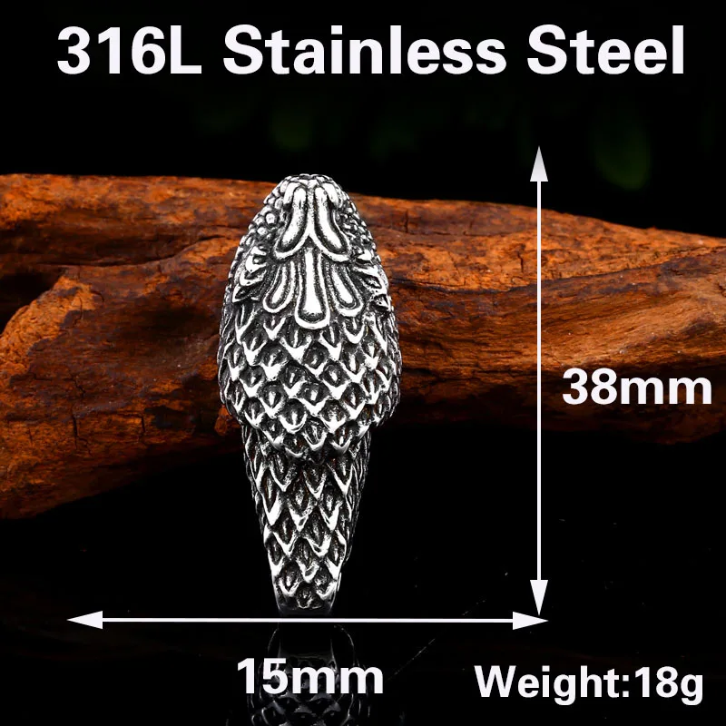 Цепочка с подвеской в виде головы крокодила от BEIER ожерелье из нержавеющей стали