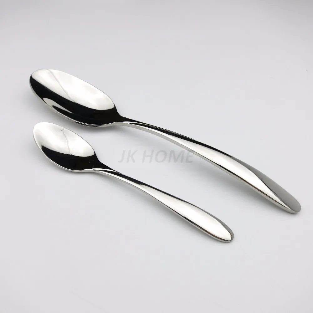 

JANKNG 30Pcs/ Lot Stainless Steel Cutlery Dinner Set Wedding Dinner Knives Fork TeaSpoon Dinnerware Tableware Luxury Silverware