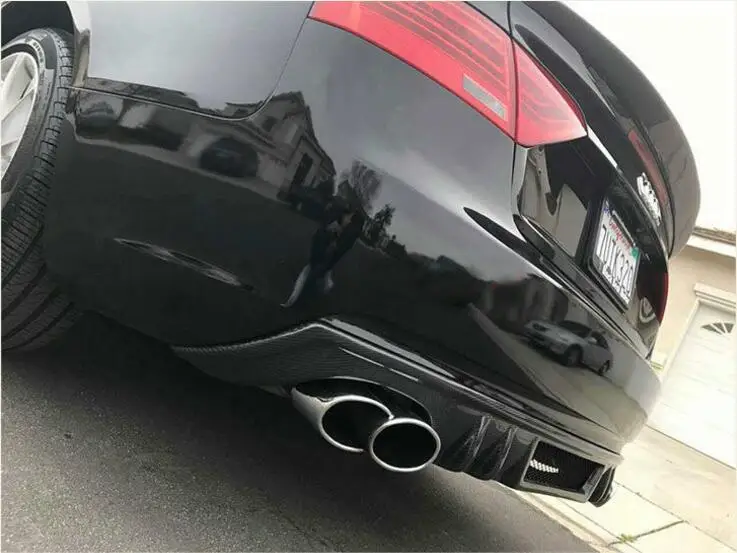 Углеродное волокно задний бампер спойлер Диффузор Крышка для AUDI A5 S5 2 двери/4