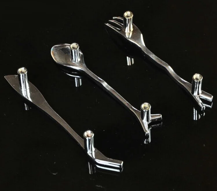 Столовая посуда столовые приборы ложка зеленая бронза яркая Серебряная ручка