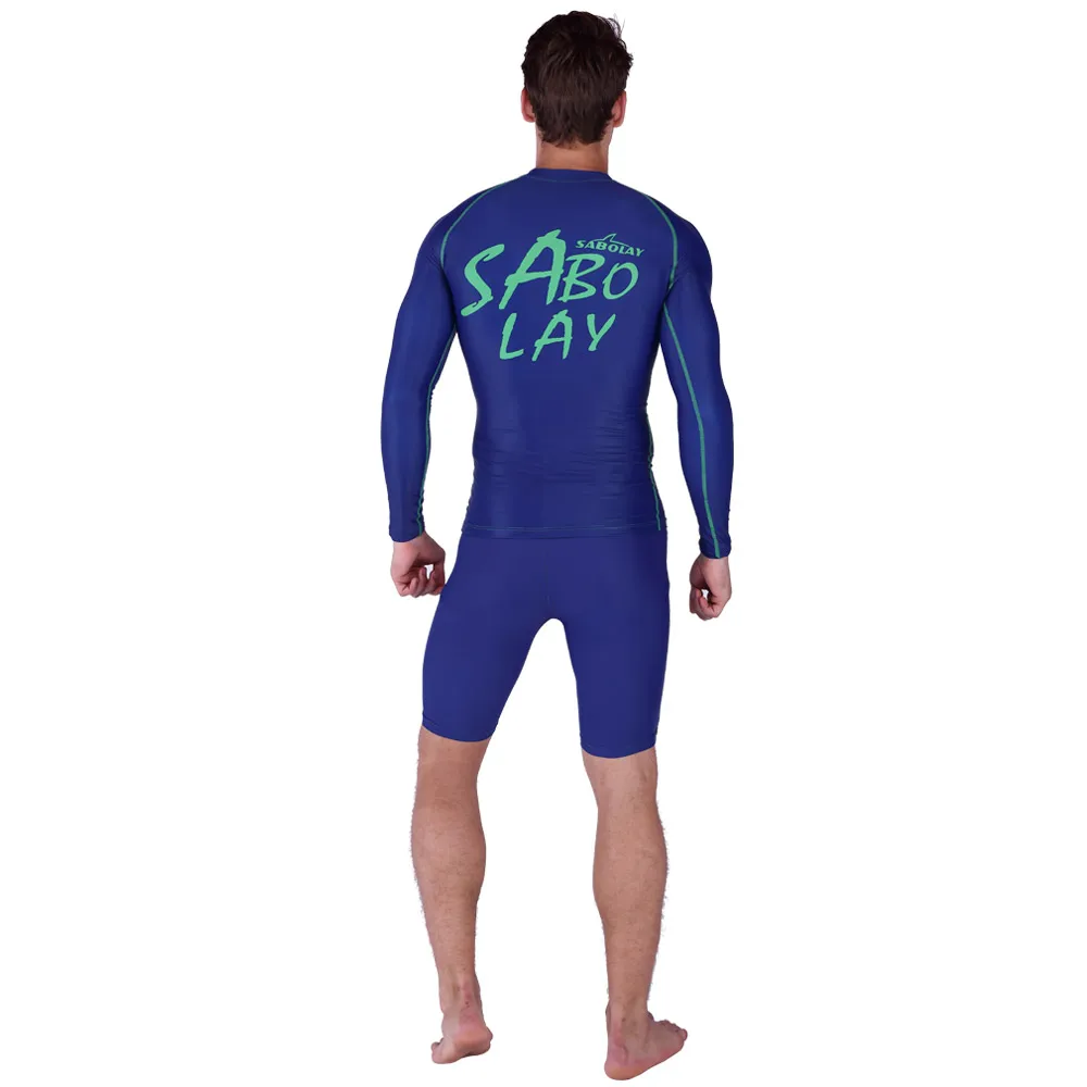 Rashguard мужской купальник с длинным рукавом из лайкры для серфинга гидрокостюм
