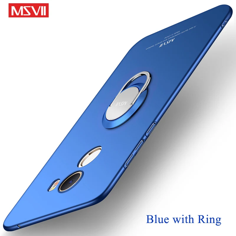 Blue with Ring Чехол Msvii для Xiaomi mi x 3 2 S 2 S чехол с кольцом на палец матовый чехол для Xiao mi Max 2 3 Чехол-держатель для Xio mi x Max 2 3 - Цвет: Blue with Ring