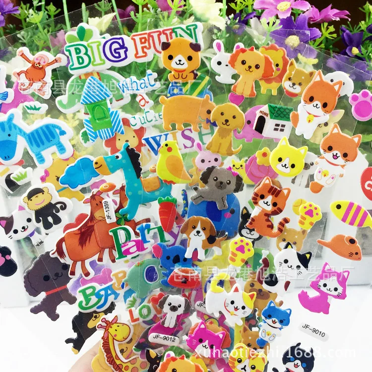 10 листов/комплект в форме сердца наклейки очень милые на стену для детей подарок