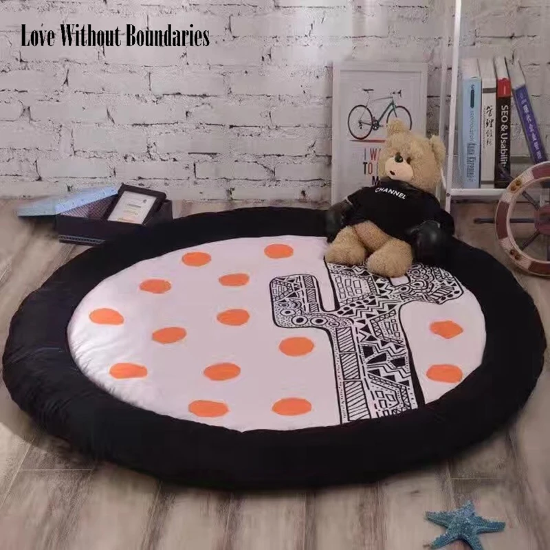 Безопасный утолщенный игровой коврик декоративный ковер для детской комнаты