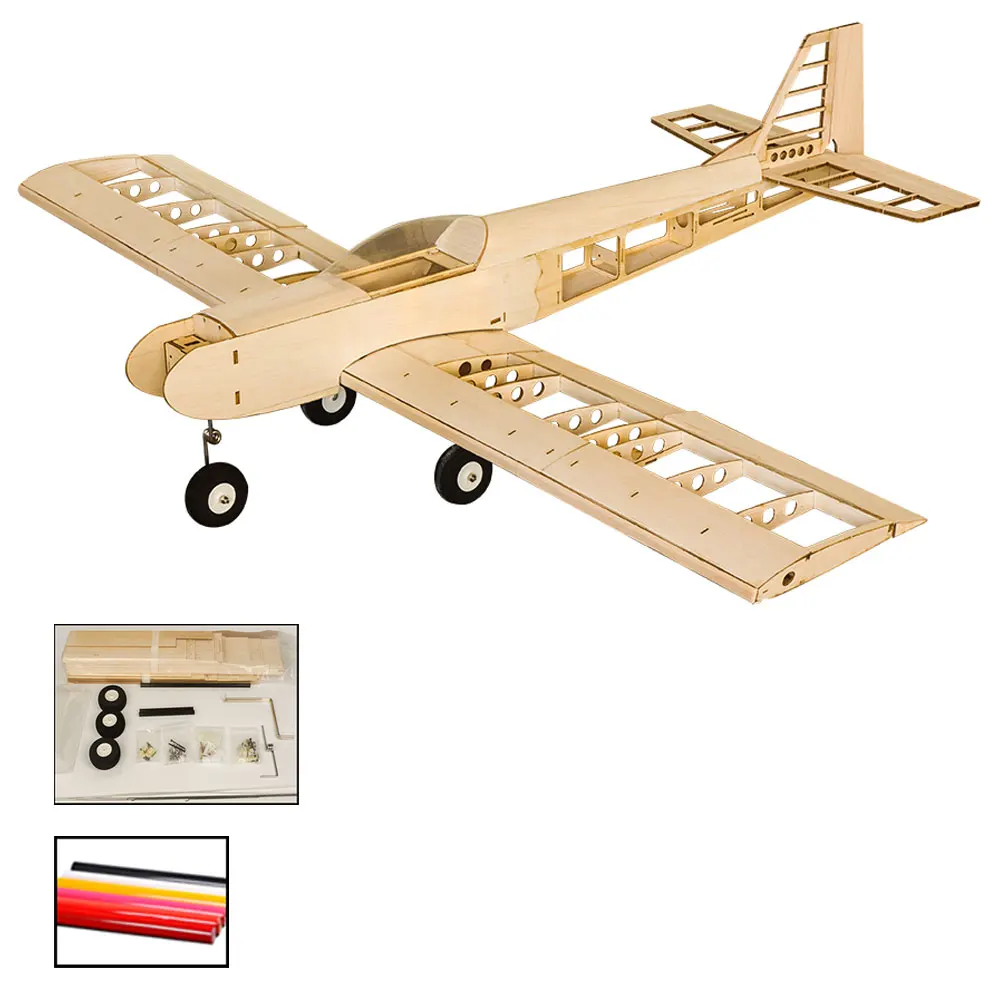 T3001B Balsawood модель самолета лазерная резка тренировочный тренажер T30 1400 мм Balsa строительный комплект деревянные модели деревянный самолет - Цвет: T3001B