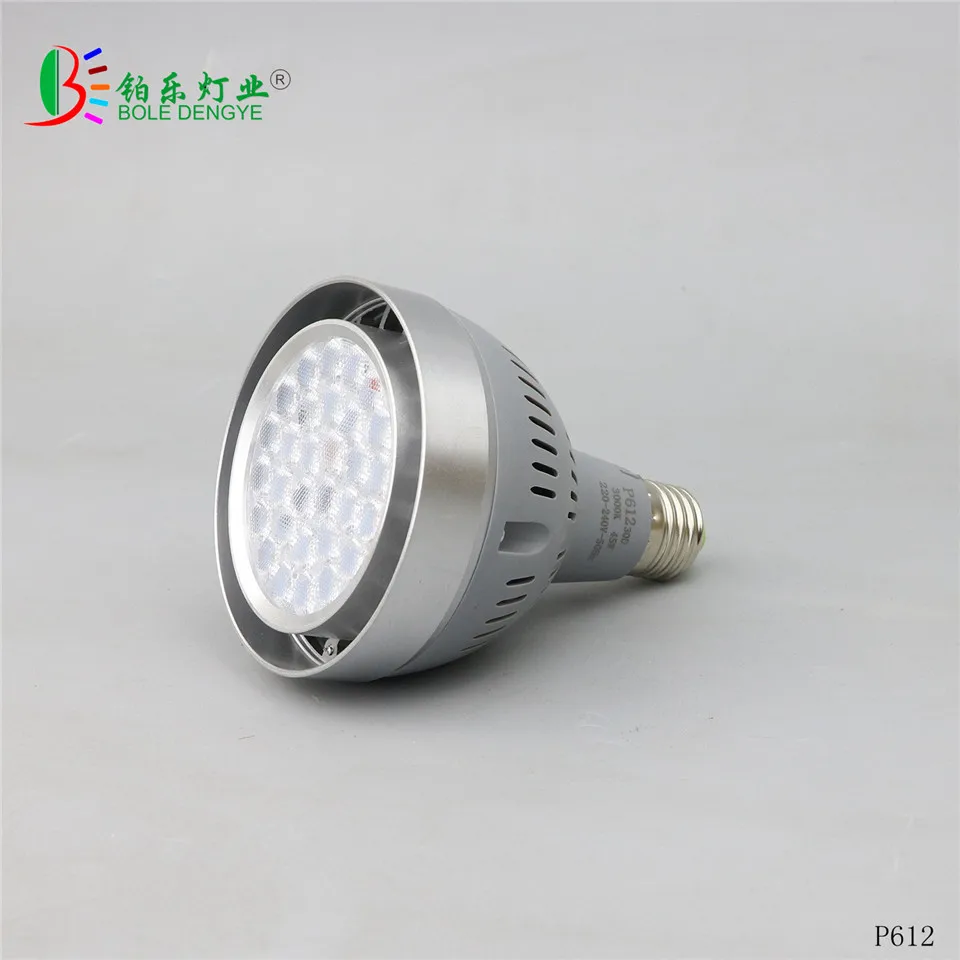 Led PAR30 P51 P612 P615 P23 P602 P616 P53 лампа 35 Вт 40 45 Трек свет Прожектор Лампа E27 COB LED теплый