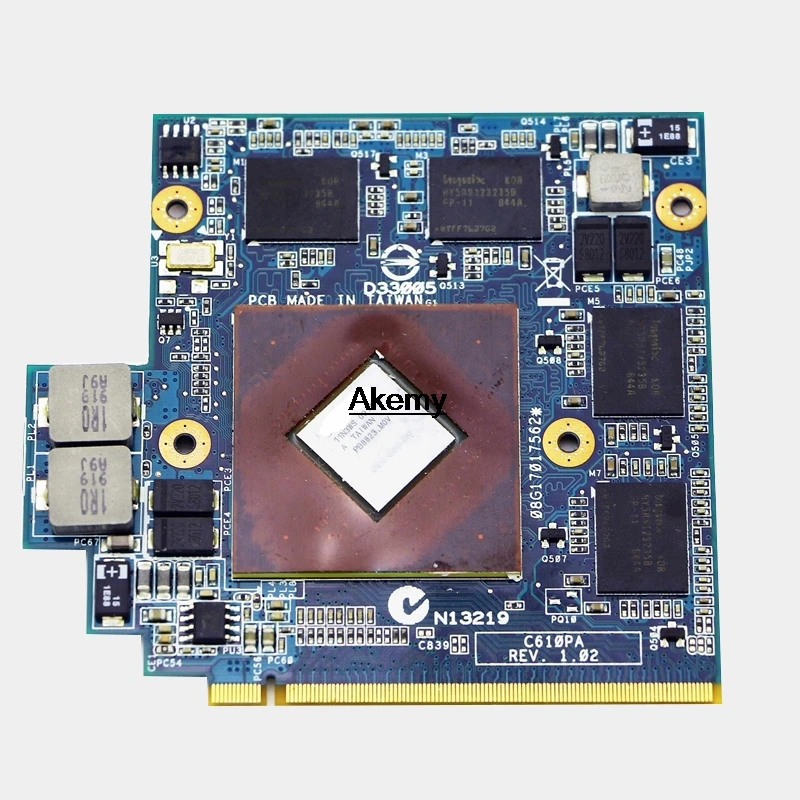 GO 9800M GS 512MB видеокарта для For Asus G50 G50V C610PA REV.1.02 / 08G17017562 | Компьютеры и офис