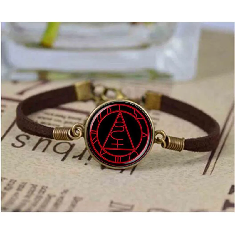 Удивительный медный Хилл вдохновил Печать Браслет metatron искусство модные