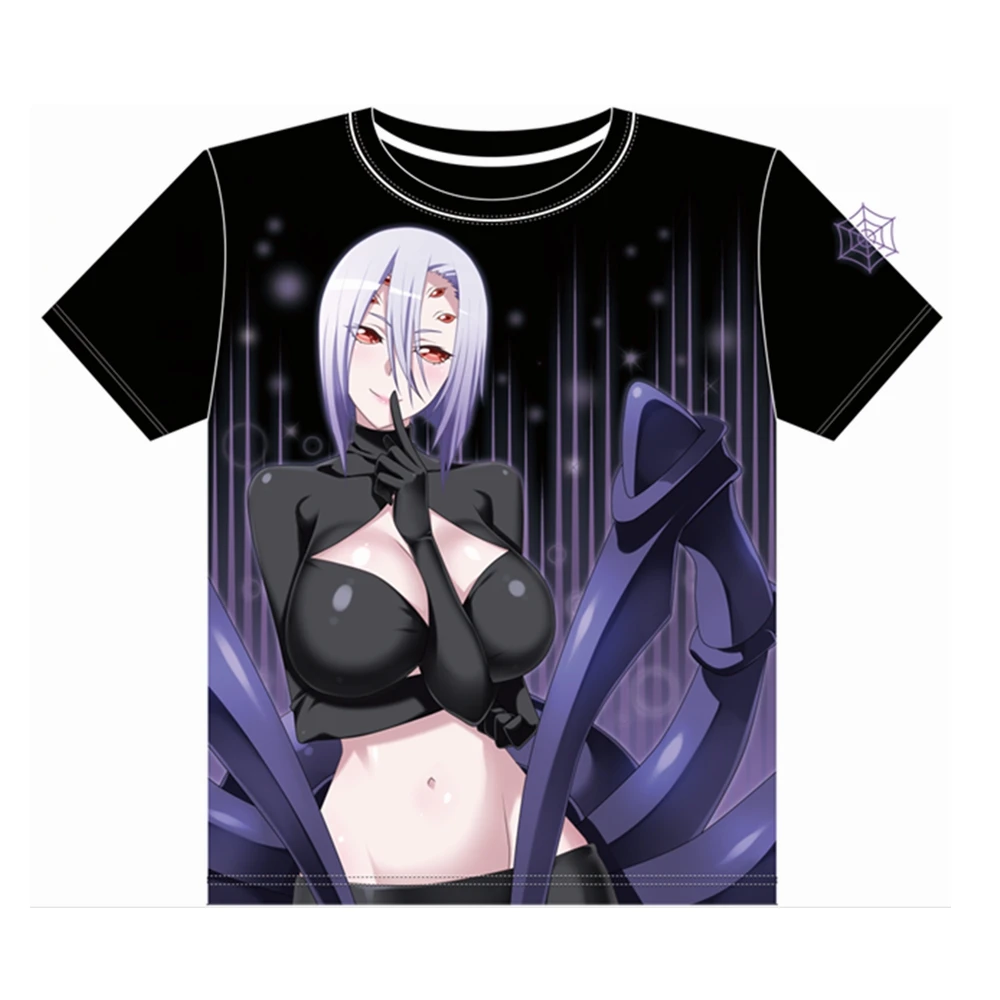 Аниме JK Monster Musume No Iru Nichijou Косплей рубашка футболка Suu Miia Centorea Cerea Rachnera топы футболки для женщин и мужчин футболка