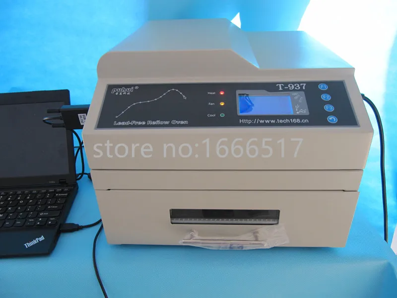 CE PUHUI T 937 2300 Вт Бессвинцовая печь для оплавления 220 В инфракрасный IC НАГРЕВАТЕЛЬ BGA