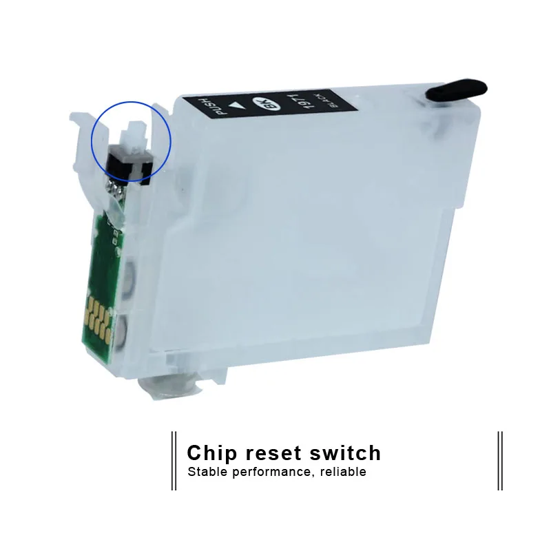 T1971 T1962 T1963 T1964 перезаправляемый чернильный картридж для Epson WF2532 XP201 XP211 XP401 XP411 XP204