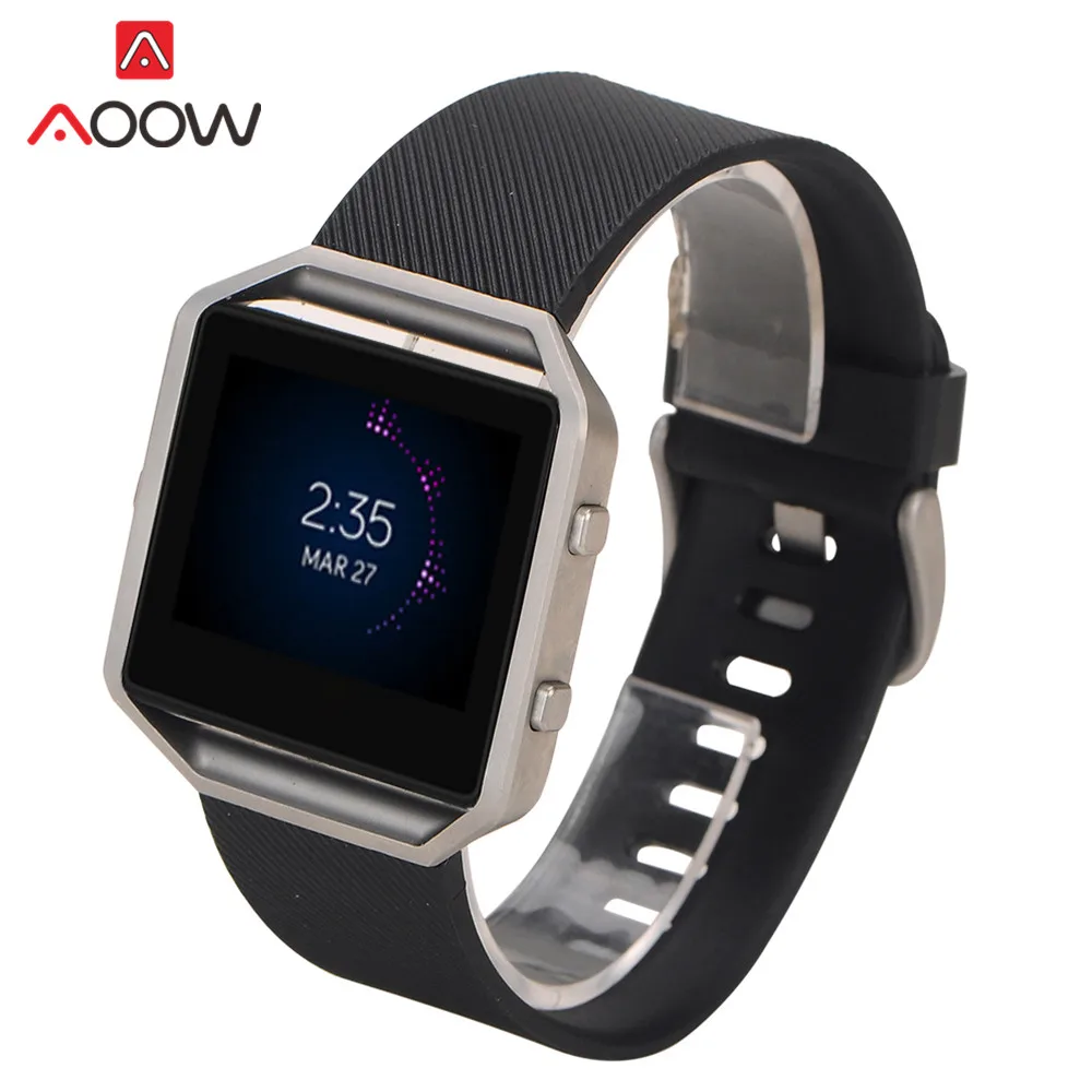 S/L силиконовый ремешок для Fitbit blaze Quick Release из мягкой резины для дайвинга, спортивный сменный Браслет, ремешок для смарт-часов