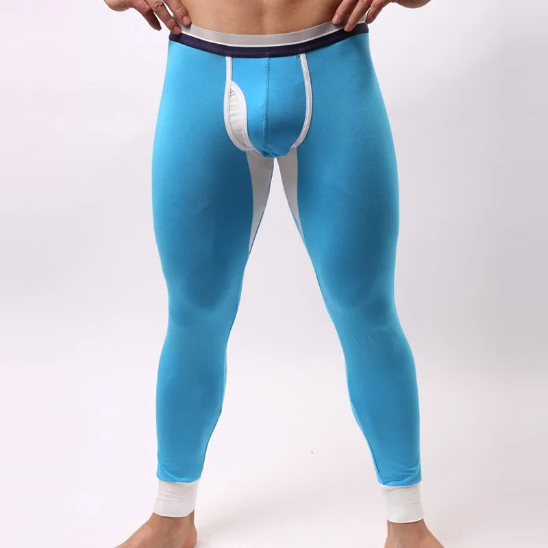 Мужские кальсоны LUWCON теплое тонкое термобелье из модала для осени и зимы|mens long