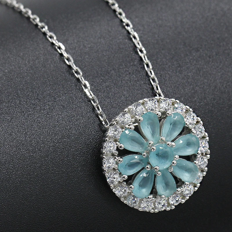 Элегантное ожерелье-чокер из стерлингового серебра 925 пробы с искусственным