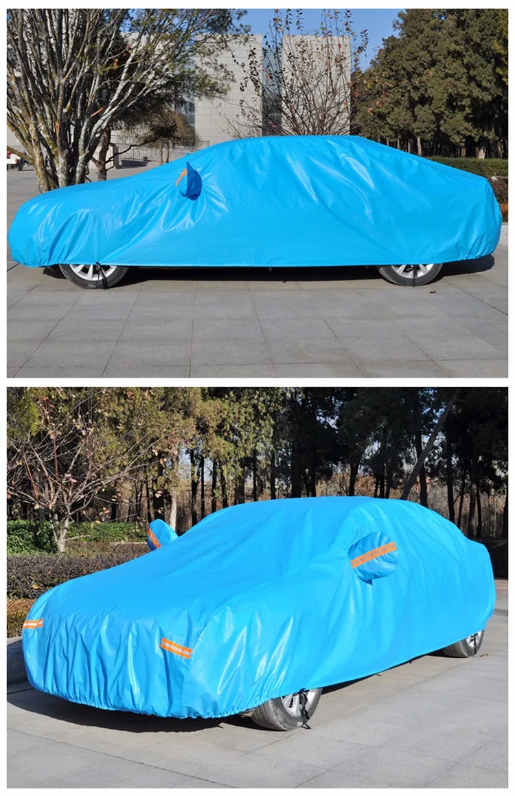 D3 автомобильные Чехлы, Универсальный Полный автомобильный чехол водостойкий, УФ и пыленепроницаемый, уплотненный с хлопком