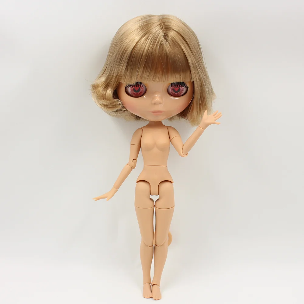 Ледяная Обнаженная фабричная кукла Blyth No.130BL3504 коричневые волосы для суставов