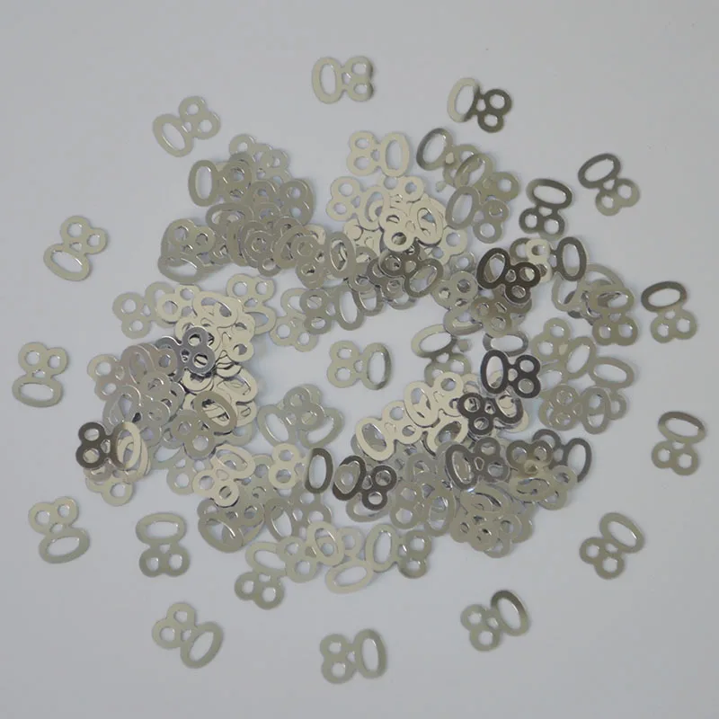 Цифры цифры в виде цифр для вечеринки честь Дня Рождения серебро 150 г 13 16 18 20 21 30 40 50