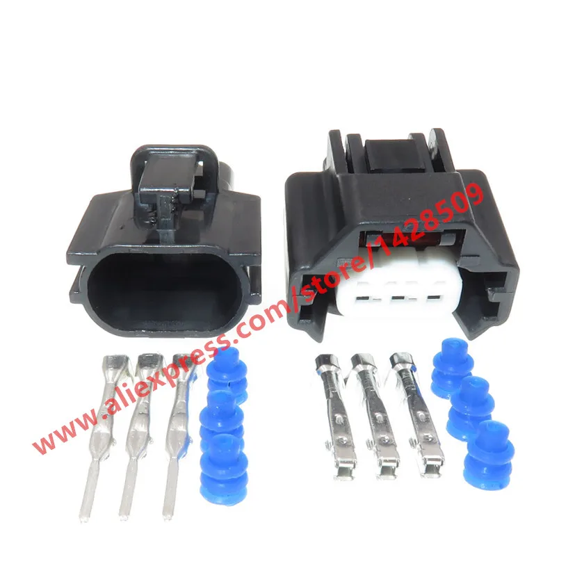 

20 Sets 3 Pin Oxygen Sensor Plug Waterproof Female Male Electrical Cable Connector For A/C Compressor 7183-7874-30 7183-7874-30