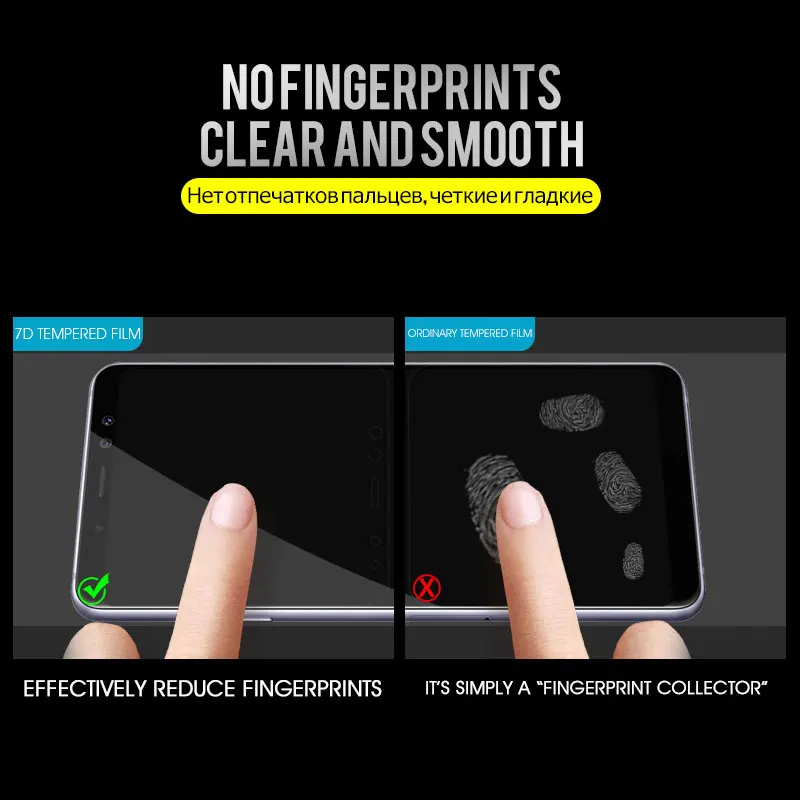 7D Tempered Protective Glass on the for Samsung Galaxy J4 J6 Plus J8 A8 A6 A7 2018 Screen Protector Film | Мобильные телефоны и