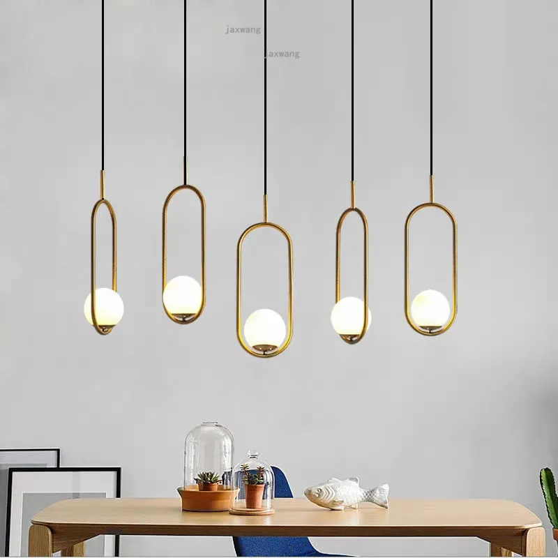 Современный подвесной потолочный светильник стеклянный светодиодный s для