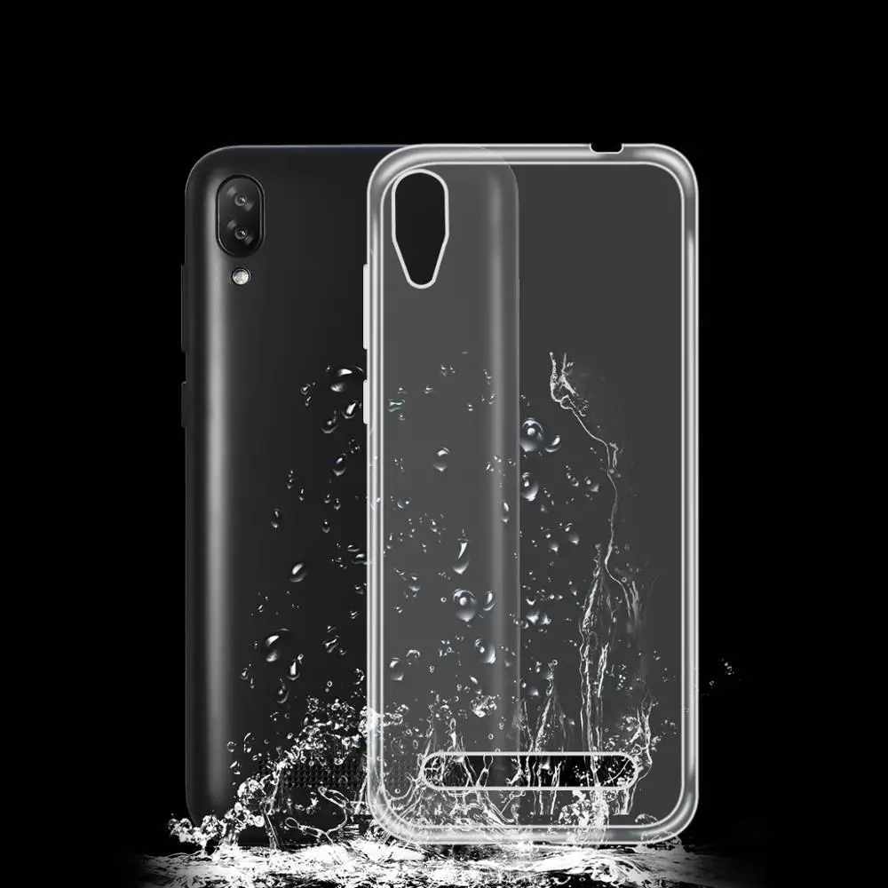 Для DOOGEE Y8C полная защита противоударный ТПУ силиконовый прозрачный чехол для