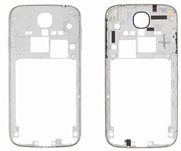 Корпус для samsung Galaxy S4 GT-I9500 i9500 средняя передняя рамка Корпус задний корпус рамка держатель рамка задняя крышка чехол Дверь