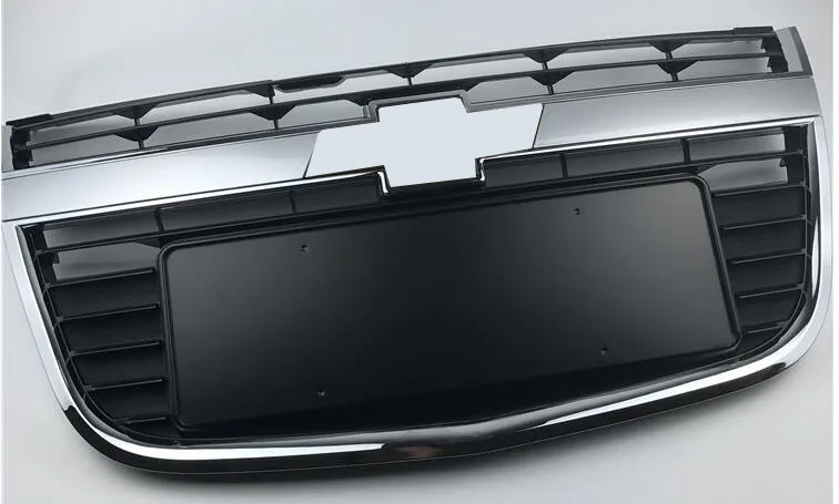 Silver primer Передняя решетка Вокруг отделки гоночные решетки отделка ДЛЯ Chevy EPICA 2007-2012 ABS 1 шт - Цвет: Silver primer