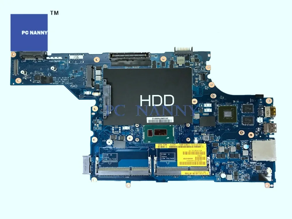 Материнская плата PCNANNY 01F0J 001F0J LA A101P для Dell Latitude E5540 15 6 дюйма Core i5 4310U NVIDIA DDR3L
