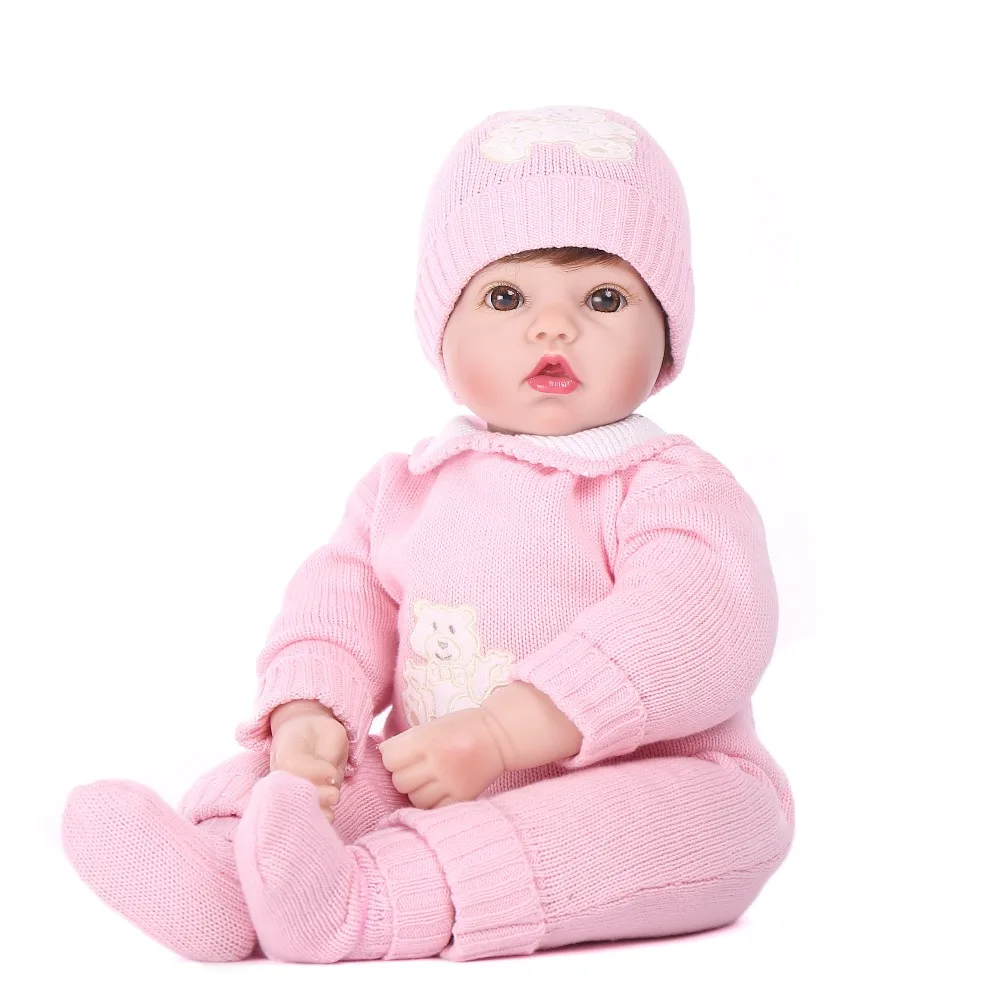 

Realistic Silicone Reborn baby Dolls l.o.l Bebe boneca reborn toddler Girls doll Toys alive Newborn babies XMAS Gifts NPK