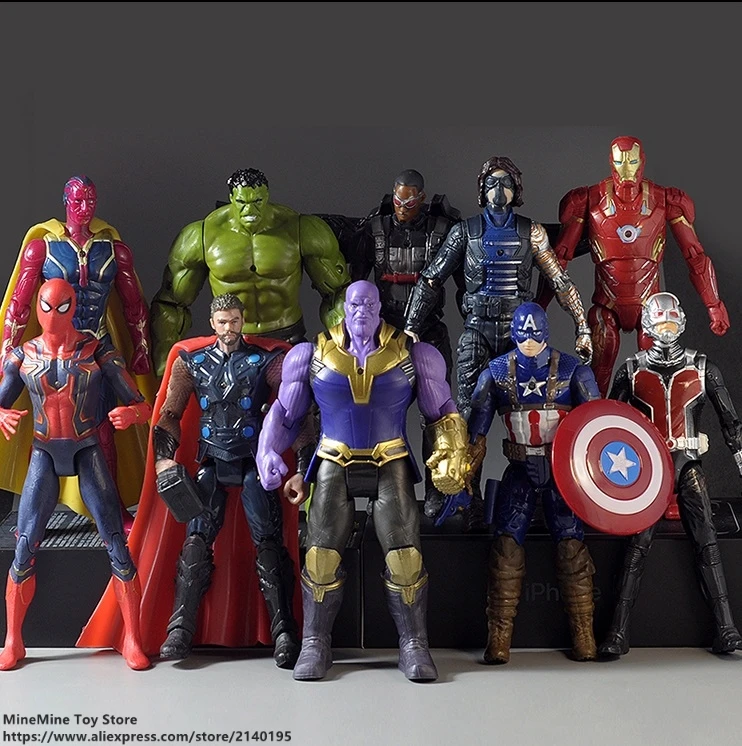 DISNEY Marvel Мстители Халк Железный человек Капитан Америка Человек паук танос