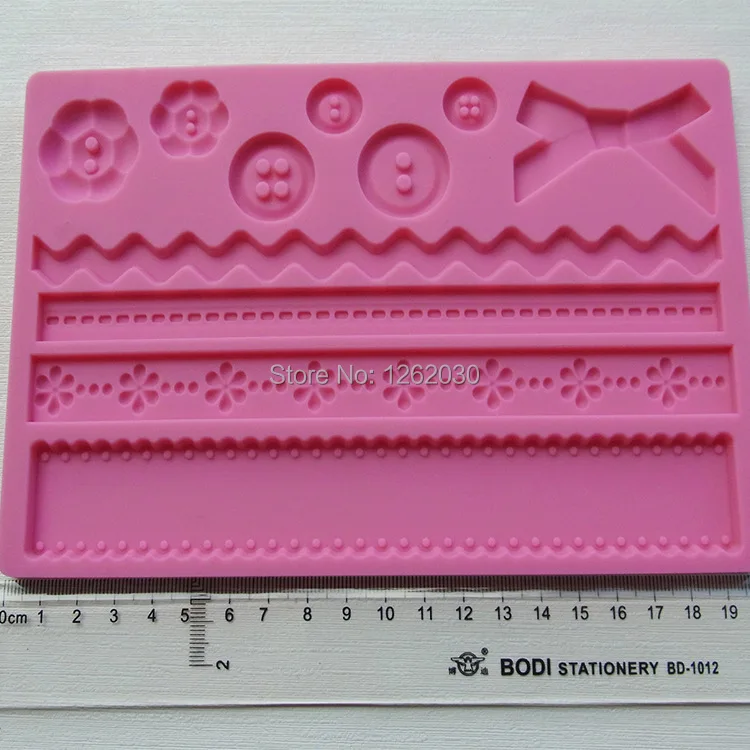 США wilton тумблер помадка формы DIY силиконовые помадки Форма для кексов кружева