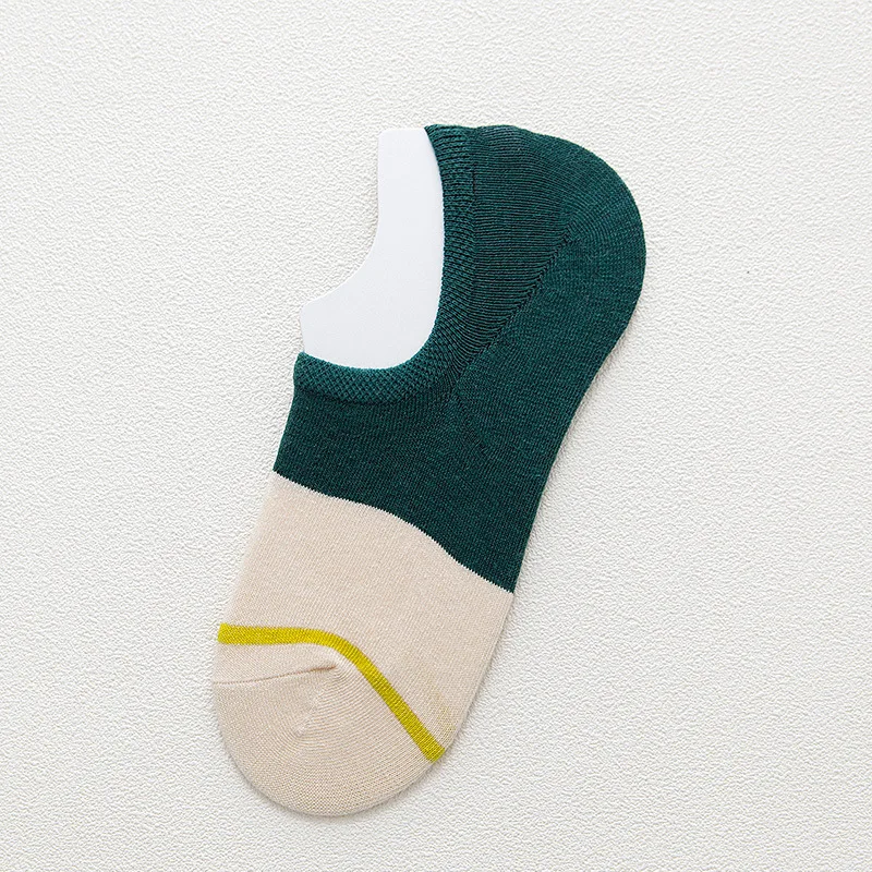 Летние невидимые женские носки мужские хлопковые для отдыха короткие