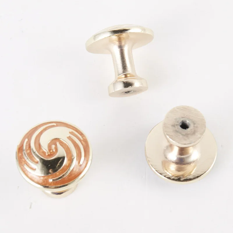 Античная Металлическая Ручка для мебели с одним отверстием европейская