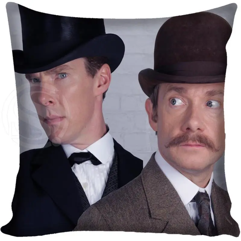 G0309 Лидер продаж индивидуальная квадратная наволочка, Sherlock отличного качества подушка чехол на молнии и многое другое Размер 40x40 см; Прямая - Цвет: 11