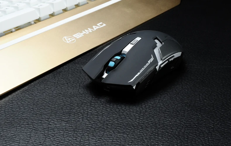 Hongsund перезаряжаемая usb Беспроводная мышь Бесшумная оптическая игровая мышь для ноутбука Компьютерные мыши