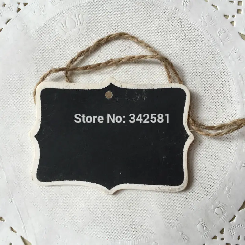 Набор из 10 шт. деревянной доске теги тег подарок Свадебная вечеринка пользу номер