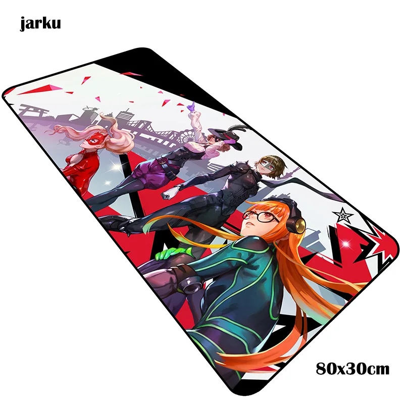 size 800x300x2mm Persona 5 Коврик для мыши геймер высокого класса 800x300x2 мм notbook коврик для мыши игровой коврик для мыши большой милый коврик для мыши стол для компьютера коврик для мыши - Цвет: size 800x300x2mm