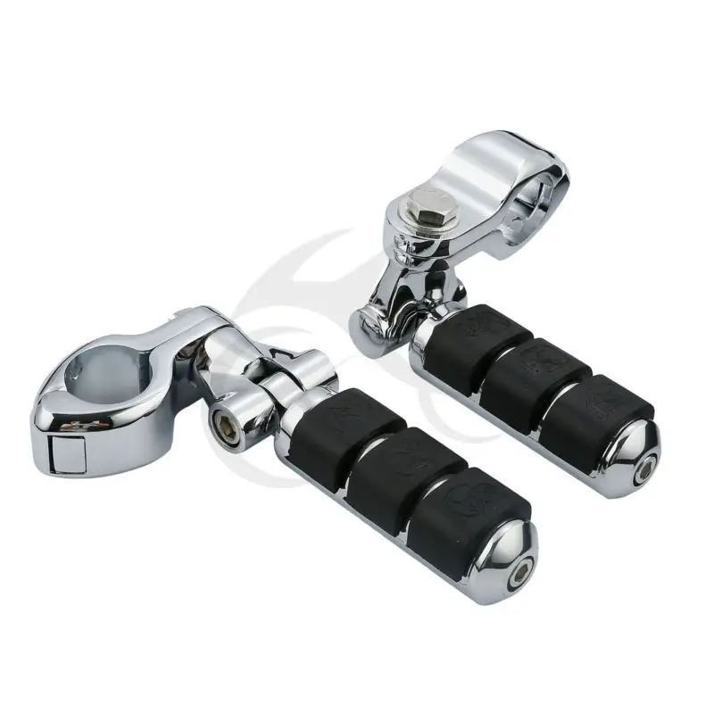 Мотоцикл 1 1/4 &quotЗащита двигателя Footpeg зажим для подножки монтажный комплект Harley