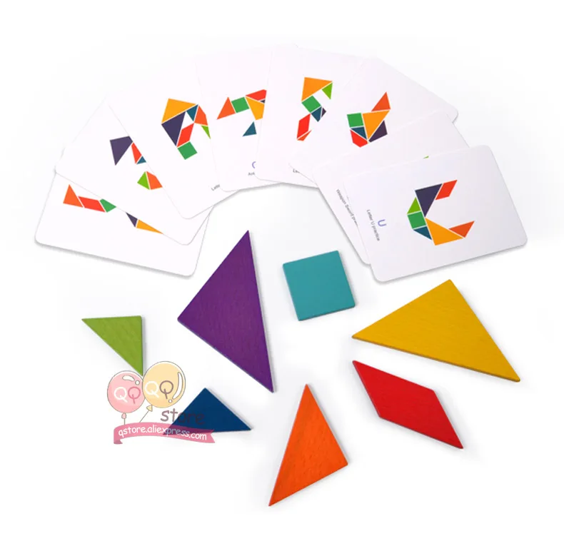 MiDeer Tangram деревянная головоломка Обучающие Развивающие игрушки для детей дошкольного возраста детские игрушки игры интеллектуальные головоломки