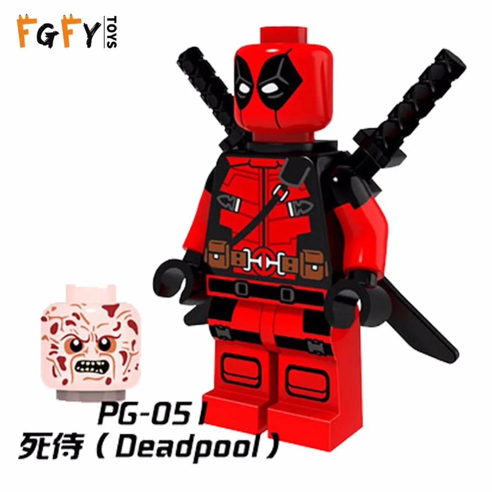 LegoINGly Мстители 4 Final Wars Супергерои Халк танос Капитан Marvel Человек-паук Фигурки
