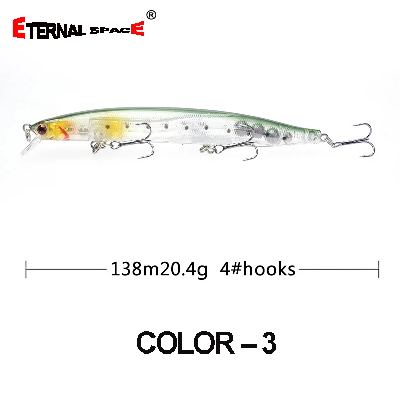 135mm/20.4g Minnow Fishing Lure Saltwater Hard Bait Tackle Peche Bass Artificial Swimbait Wobblers Pike Carp Lures | Спорт и