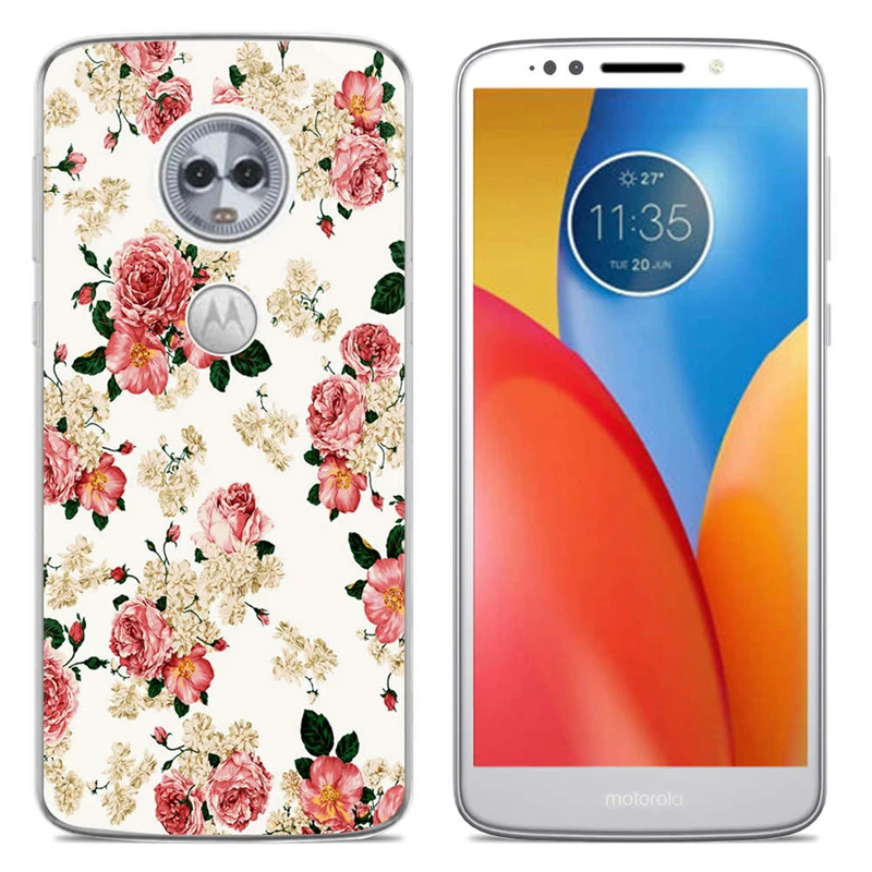 Чехол для телефона Moto E5/ E5 Play/ MOTO Plus/ G6 Play модный дизайн окрашенный ТПУ мягкий чехол