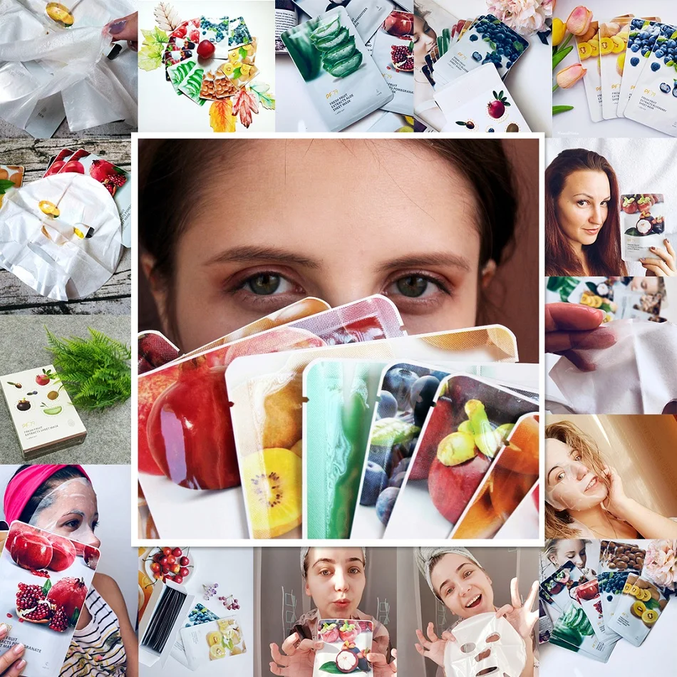 PF79 фруктовая маска для лица натуральный уход увлажняющая контроля жирности