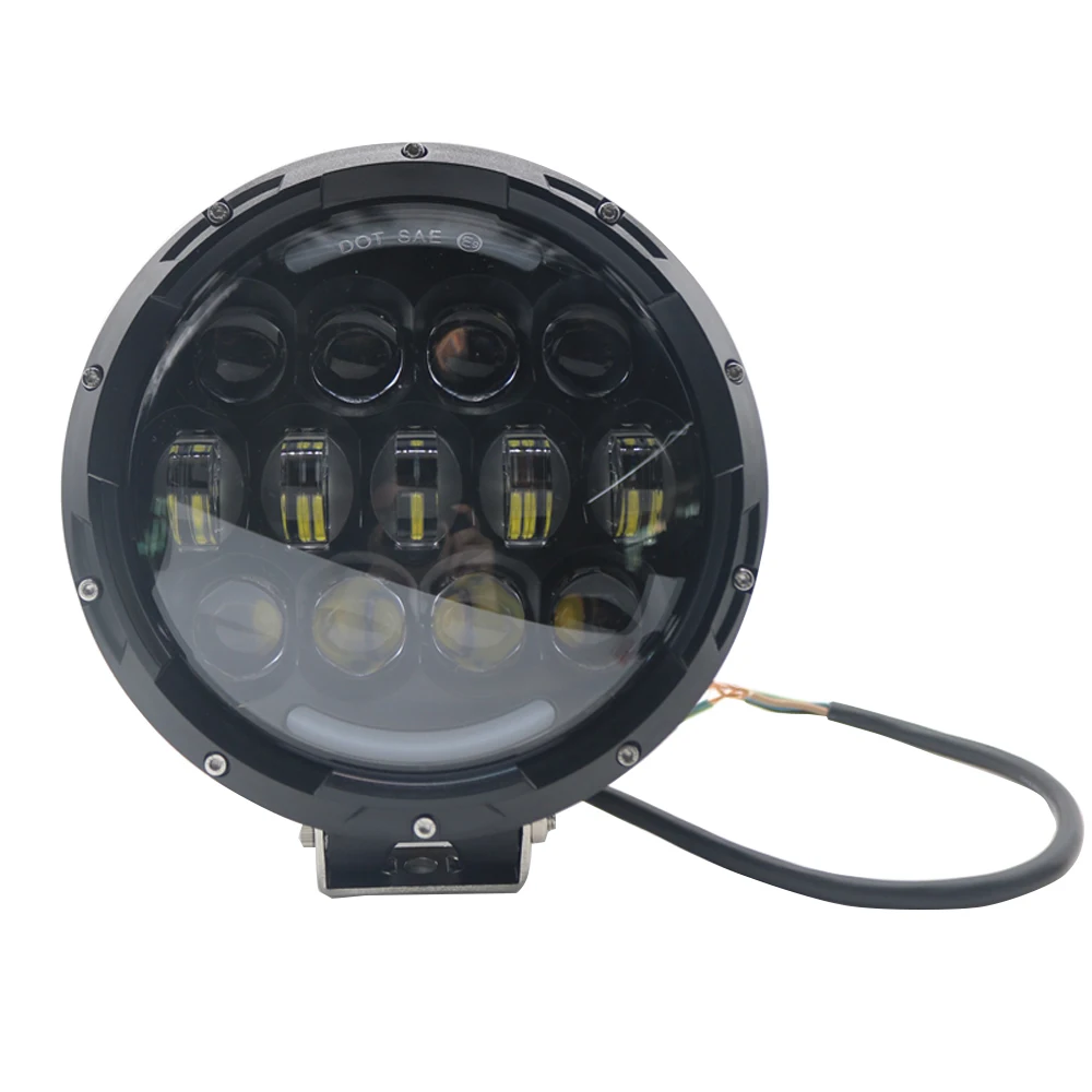 7 дюймовый светодиодный высокое для ближнего и дальнего света рабочий светильник