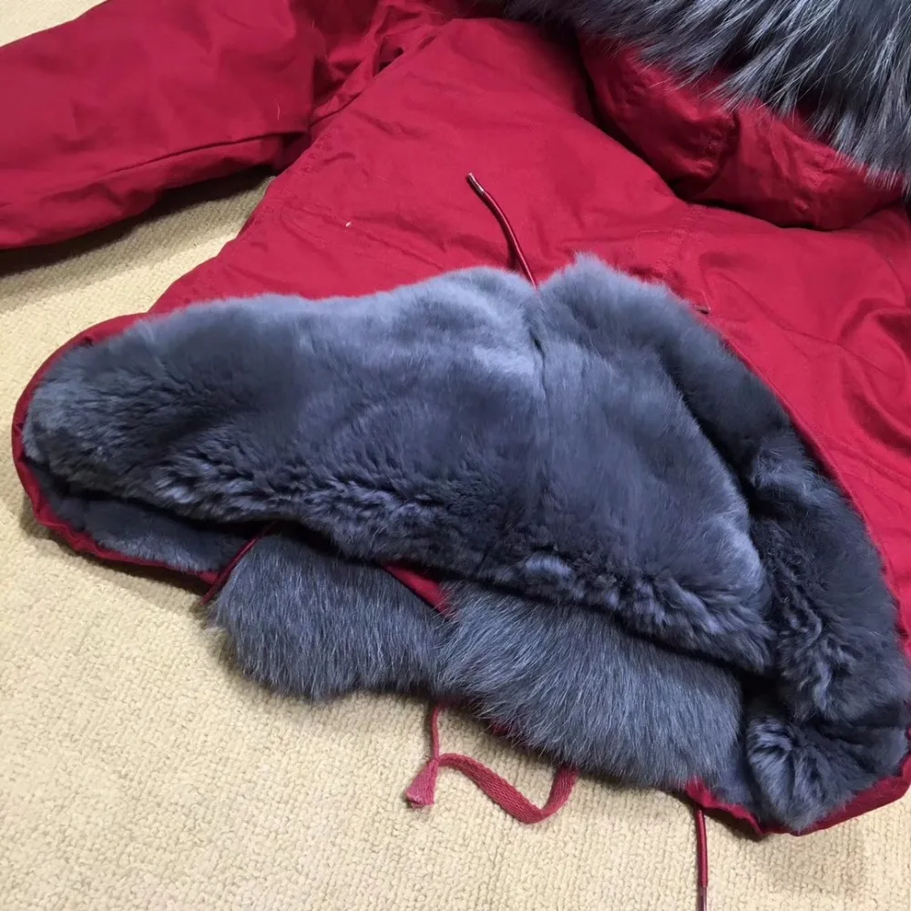 Верхняя парка меховое пальто зимняя куртка для женщин натуральный мех енота