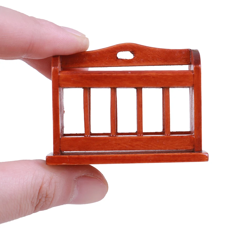 Кукольный домик миниатюрный книжный шкаф деревянный полка для газет