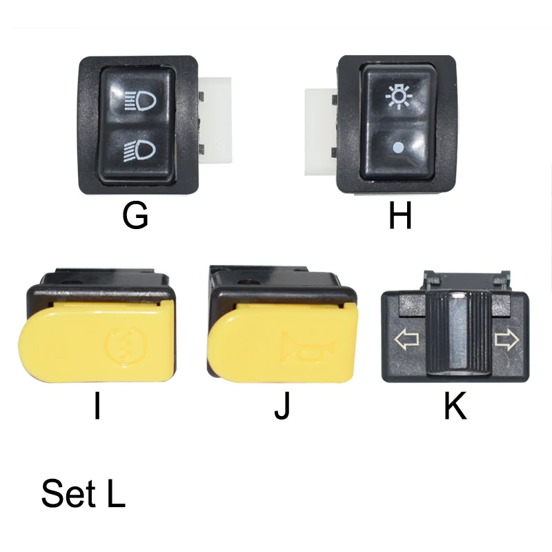 5 X Кнопка переключения мотоцикла противотуманный сигнал поворота мигающий