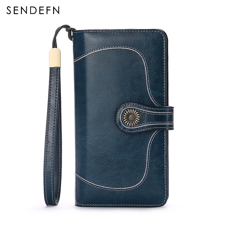 Кошелек SENDEFN Женский из спилка длинный на молнии 5186N 65|zipper purse|brand pursepurse brand |